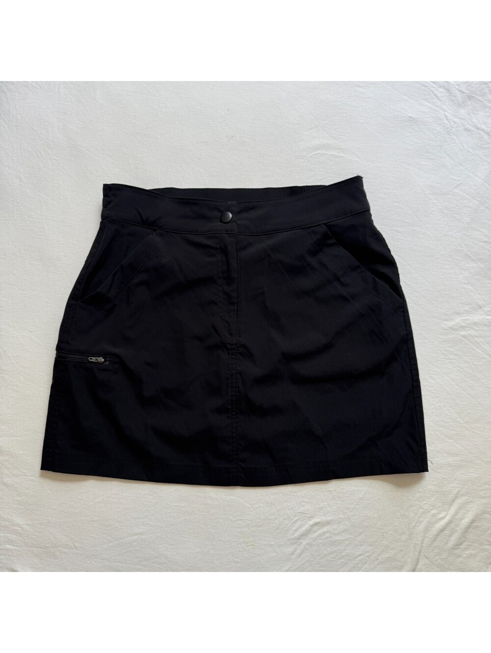 32 Degree Cool Outdoor Cargo Skort Size S Black Golf Tennis Zip Activewear